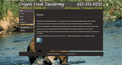 Desktop Screenshot of cripplecreektaxidermy.com